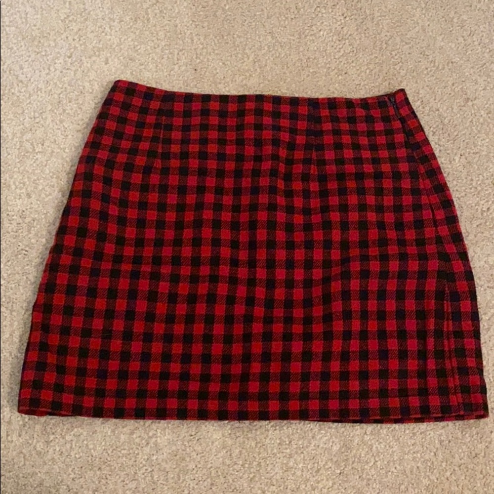 Plaid skirt